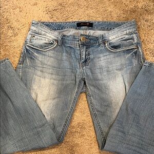 Seven7 Denim Blue Straight Leg Jeans
